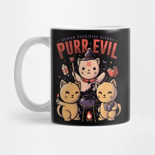 Purr Evil - Cute Devil Cat Gift Mug